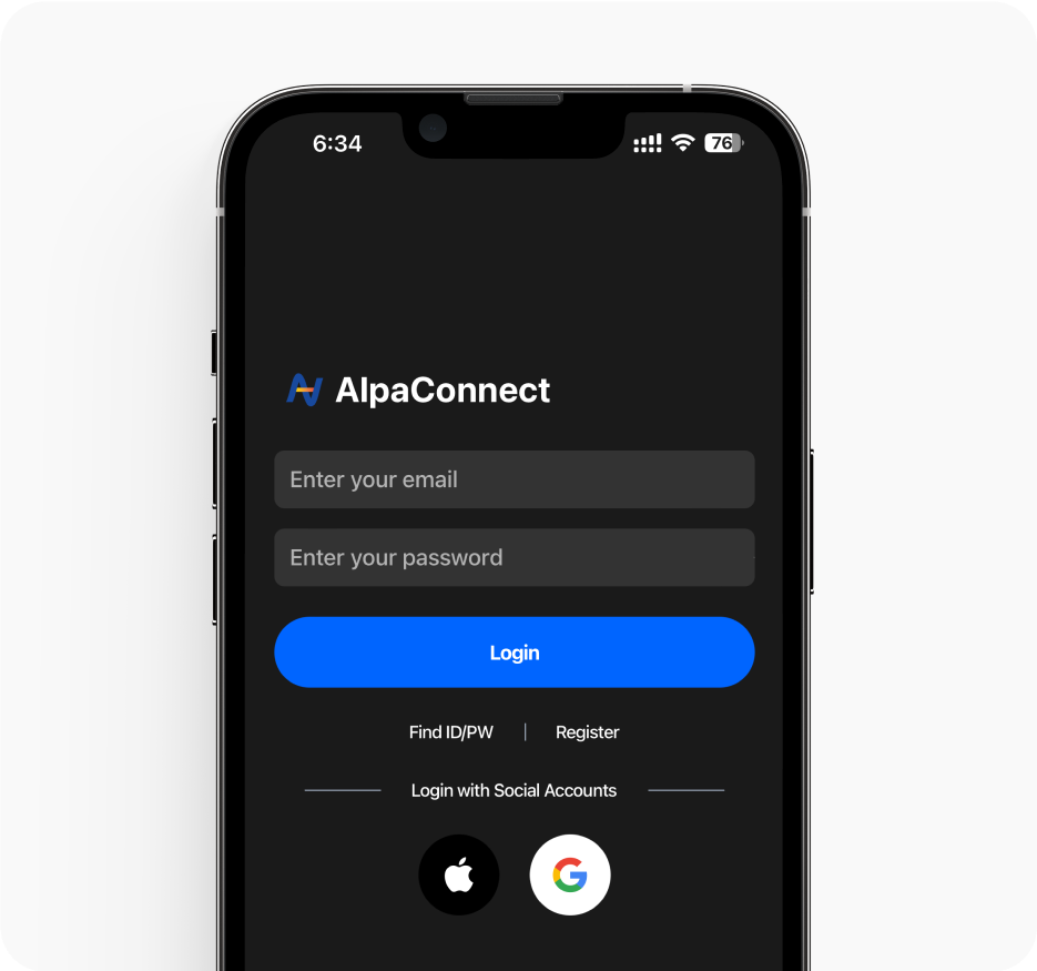 Create Account Screen